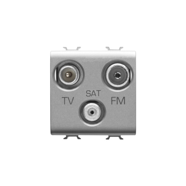 Prise Tv+fm+sat 2m Titane - Gewiss - GW14382