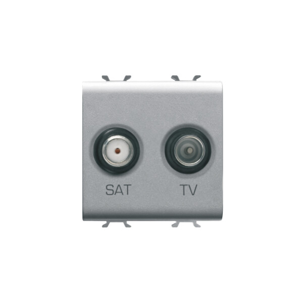 Prise Tv+sat 2m Titane - Gewiss - GW14383