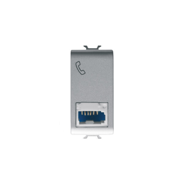 Connecteur Teleph. Std Israelien Titane - Gewiss - GW14406