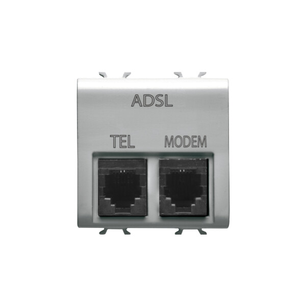 Conn. Rj11 Doppio Con Filtro Adsl Ch/ti - Gewiss - GW14410