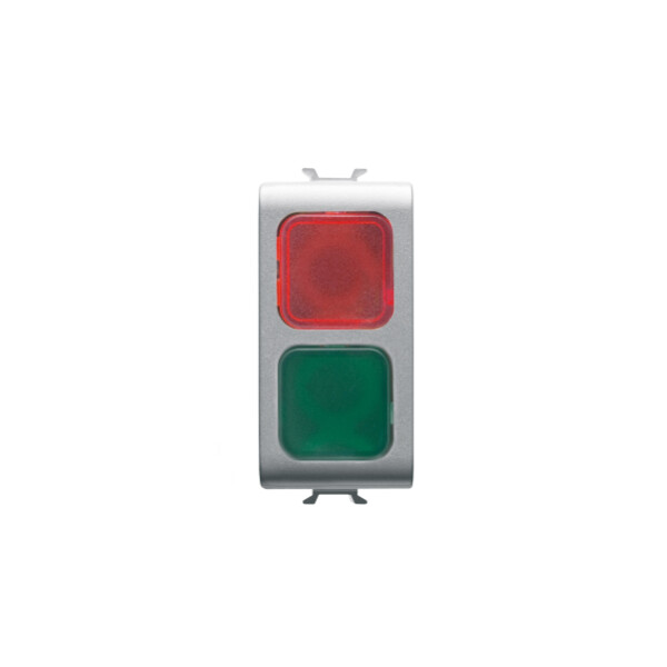 Voyant De Sign. Double Rouge/vert Titane - Gewiss - GW14629