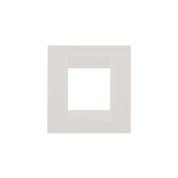 Plaque Geo Int. 2p Ivoire - Gewiss - GW16422TI