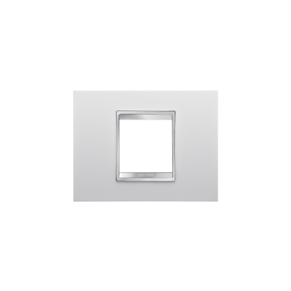 Plaque Lux 2p Blanc CrÈme - Gewiss - GW16202TB