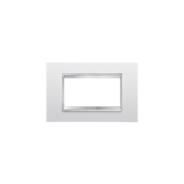 Plaque Lux 4p Blanc CrÈme - Gewiss - GW16204TB