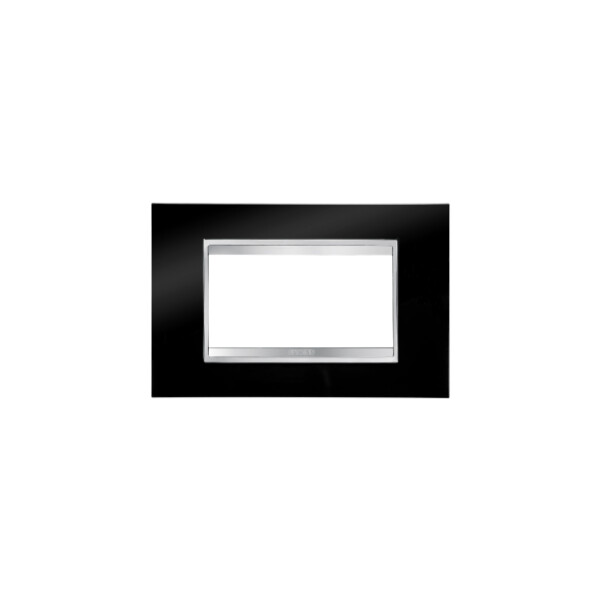 Plaque Lux 4p Noir Toner - Gewiss - GW16204TN