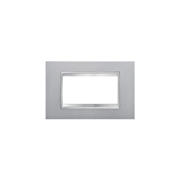 Plaque Lux 4p Titane - Gewiss - GW16204VT