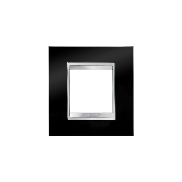 Plaque Lux Int. 2p Noir Toner - Gewiss - GW16222TN
