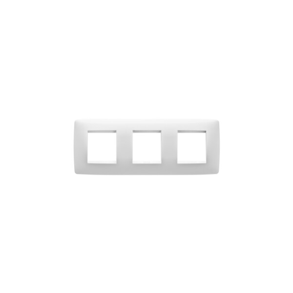 Plaque One Int. 2+2+2p H Blanc CrÈme - Gewiss - GW16126TB