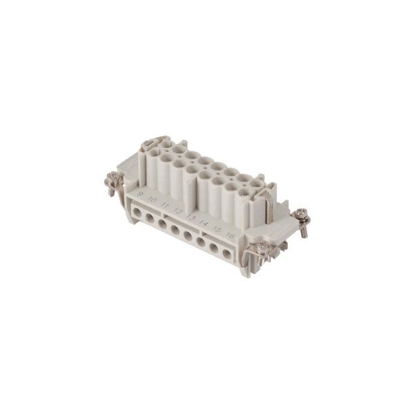 Insert femelle À vis 16p+t 16a 500v 1-16 - Gewiss - GW76005