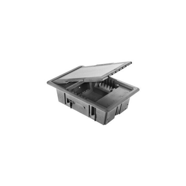 Boite de sol 10p couvercle inox - Gewiss - GW24611