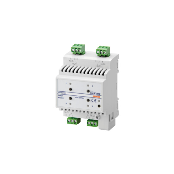 Actionneur 4 Canaux 10a Knx Rail Din - Gewiss - GW90741