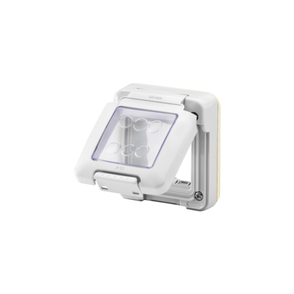 Plastron Etanche 2 Postes System - Gewiss - GW27401