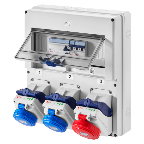 Combibloc Asd 3pr: 2p+t,2p+t,3p+t Ip55 - Gewiss - GW66395