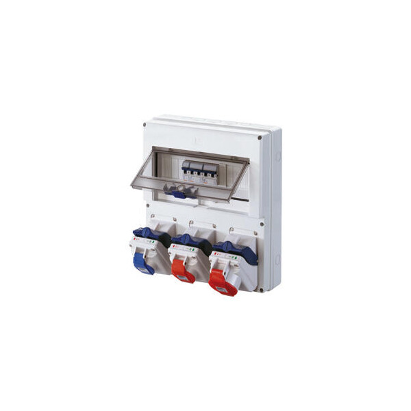 Combibloc Asd 3pr: 2p+t,3p+t,3p+t Ip44 - Gewiss - GW66396