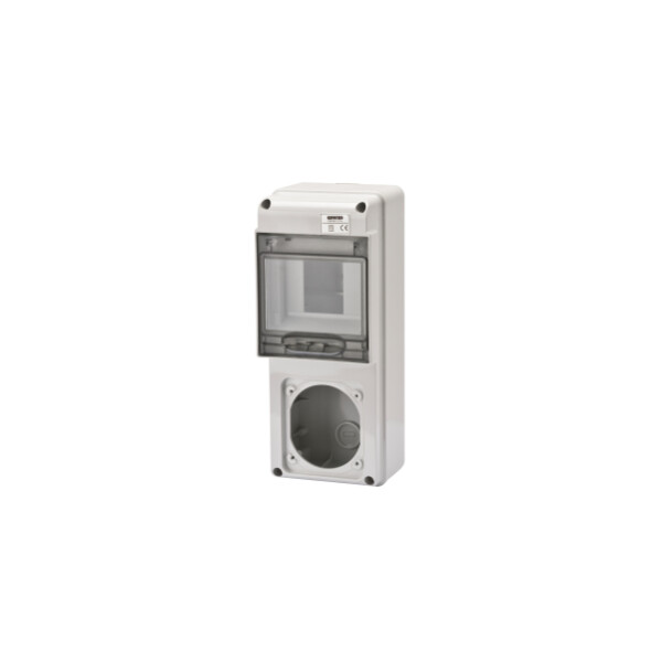 Coffret de prises Gewiss Série 68 Q-DIN 5Modules pour 1 socle de prise IP65 - Gewiss - GW68017N