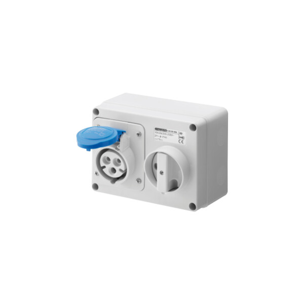 Soc.pr.ve.h.a.f.2p+t 16a 230v 6h Sbf - Gewiss - GW66004