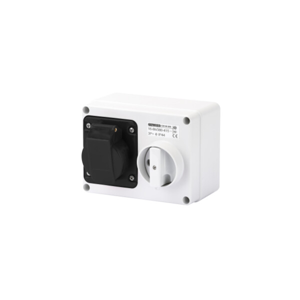 Soc.pr.ve.h.a.f.3p+t 16a 500v 7h Sbf - Gewiss - GW66010