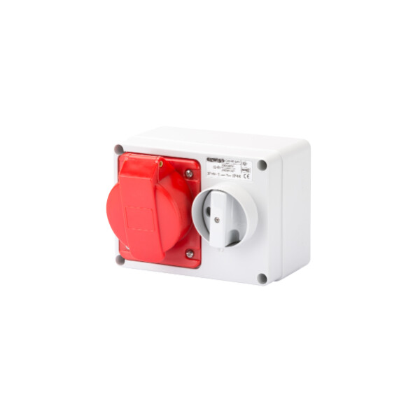 Soc.pr.ve.h.a.f.3p+t 32a 400v 6h Sbf - Gewiss - GW66019