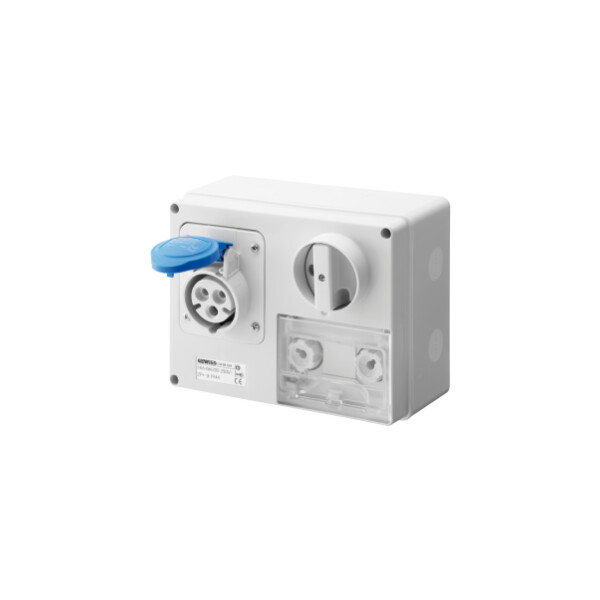 Soc.pr.ve.h.a.f.3p+t 32a 230v 9h Cbf - Gewiss - GW66038