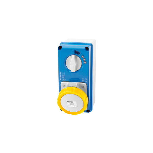 Soc.pr.vr.a.f.2p+t 16a110v4h Mt60 C Ip67 - Gewiss - GW66051N