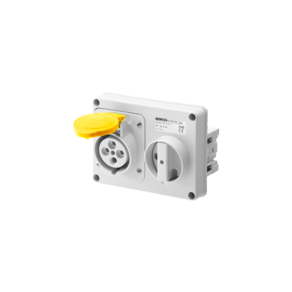 Soc.pr.ve.h.s.f.3p+n+t 16a 110v 4h Sbf - Gewiss - GW66103