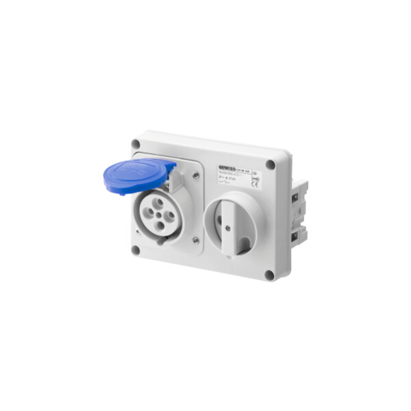Soc.pr.ve.h.s.f.3p+n+t 16a 230v 9h Sbf - Gewiss - GW66106