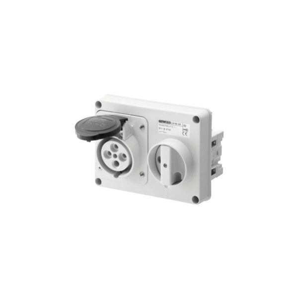 Soc.pr.ve.h.s.f.3p+n+t 16a 500v 7h Sbf - Gewiss - GW66111
