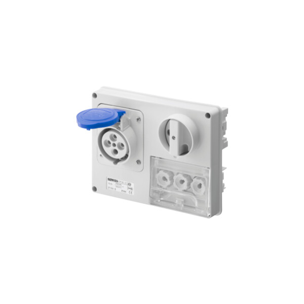 Soc.pr.ve.h.s.f.3p+n+t 16a 230v 9h Cbf - Gewiss - GW66128