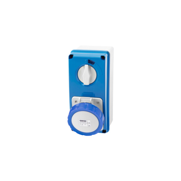 Soc.pr.vr.a.f.3p+n+t 32a 230v9h Sbf Ip67 - Gewiss - GW66217N