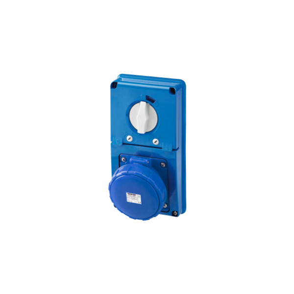 Soc.pr.vr.s.f.3p+n+t 63a 230v9h Cbf Ip67 - Gewiss - GW66350N