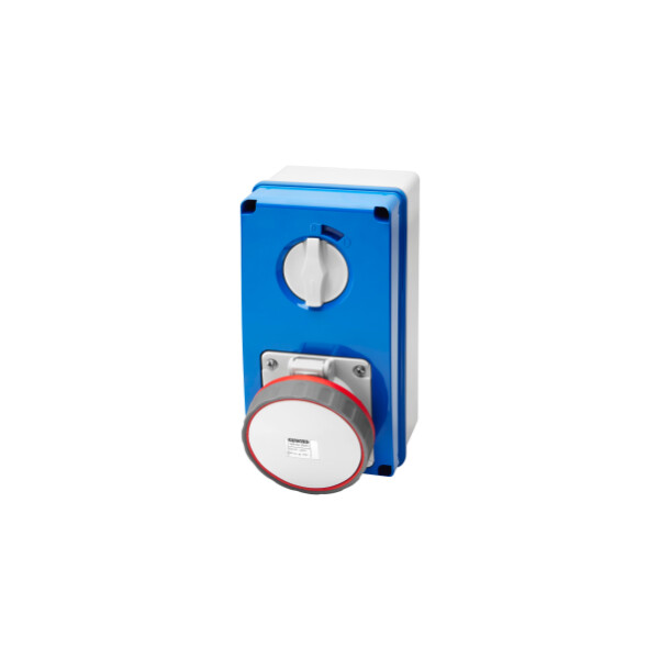Soc.pr.vr.v.a.f.3p+t 63a 400v6h Sbf Ip67 - Gewiss - GW67263N