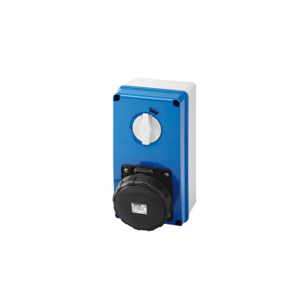 Soc.pr.vr.a.f.3p+n+t 63a 500v7h Sbf Ip67 - Gewiss - GW67266N