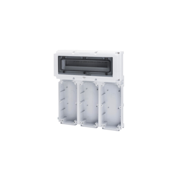Base Mod.+pann.pred.g.din 3prises 16/32a - Gewiss - GW66783