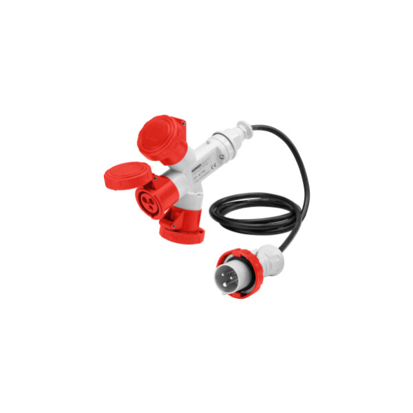 Adaptateur M.3 Sor.et.3p+n+t16a 400v+cab - Gewiss - GW64056