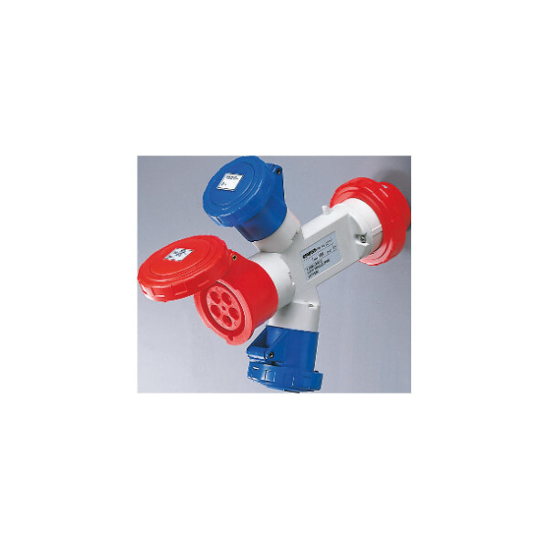 Ad.et.3p+n+t 16a 400v 2x2p+t/1x3p+n+t - Gewiss - GW64059