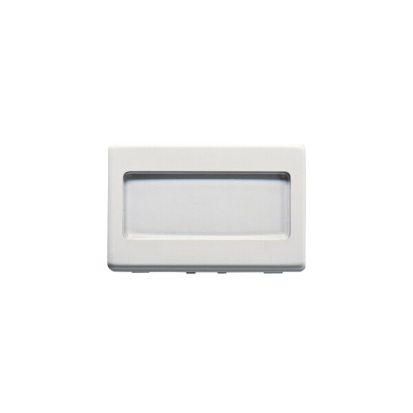 Bouton-p.porte-etiq.illum.3m sy/wt - Gewiss - GW20024
