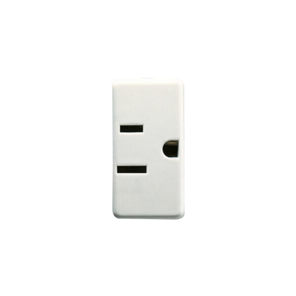 Prise 2p+t 15a 125v st.usa sy/wt - Gewiss - GW20214