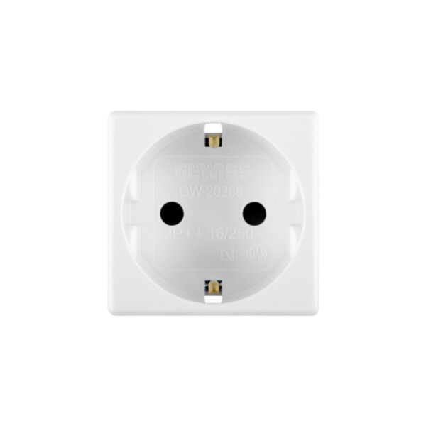 Prise 2p+t 16a st.allemand sy/wt - Gewiss - GW20265