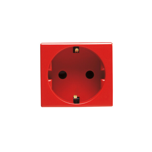 Prise 2p+t 16a st.allemand rouge - Gewiss - GW20297