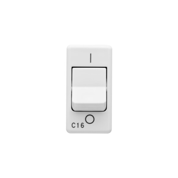 Disjoncteur mag.1p+n c16 3ka 230v sy/wt - Gewiss - GW20436