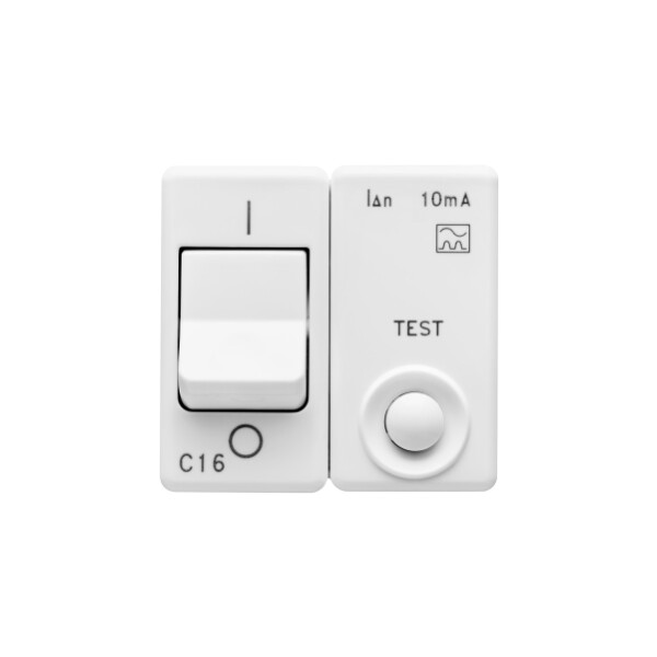 Dis.d.m.1p+n c16 idn 10ma 230v 3ka sy/wt - Gewiss - GW20439