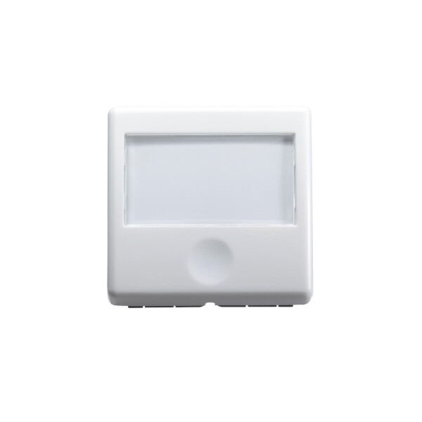 Bouton-p.porte-etiq.illum.2m sy/wt - Gewiss - GW20591