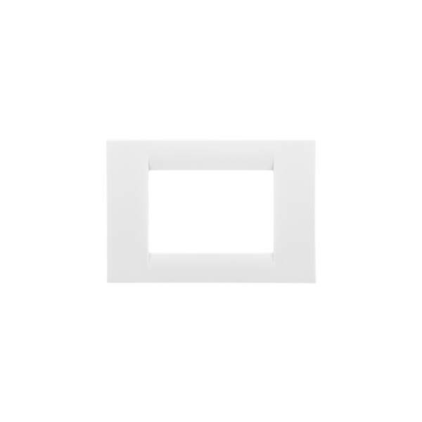 Plaque 3 pos.blanc nuage system virna - Gewiss - GW22103