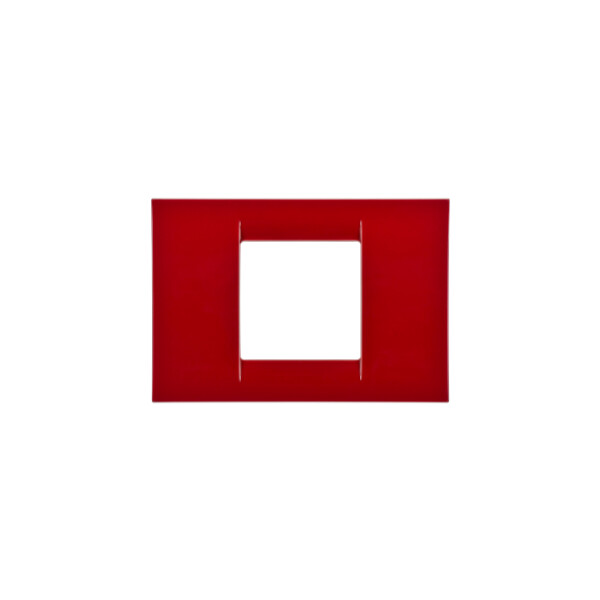 Plaque 2 pos.rouge bordeaux system virna - Gewiss - GW22132