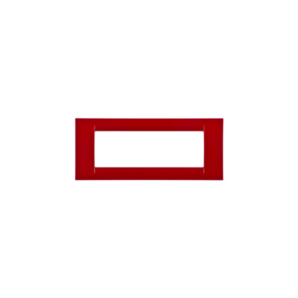 Plaque 6 pos.rouge bordeaux system virna - Gewiss - GW22136