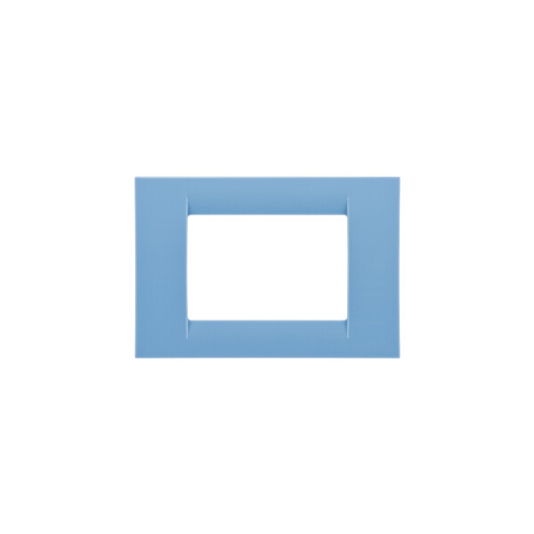 Plaque 3 pos.bleu ciel system virna - Gewiss - GW22163