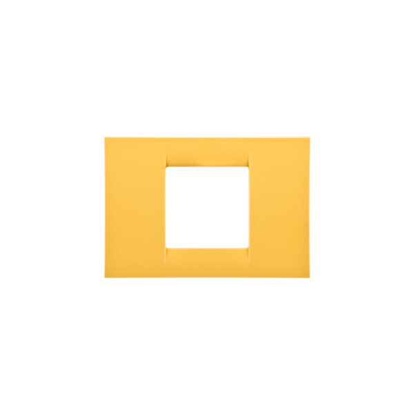 Plaque 2 pos.jaune mais system virna - Gewiss - GW22182