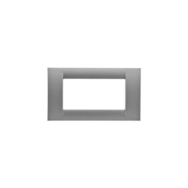 Plaque 4 p.titane metallise system virna - Gewiss - GW22284