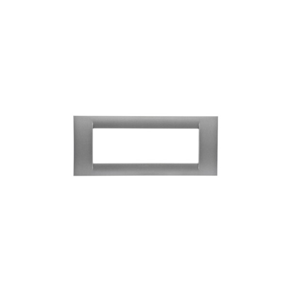 Plaque 6 p.titane metallise system virna - Gewiss - GW22286
