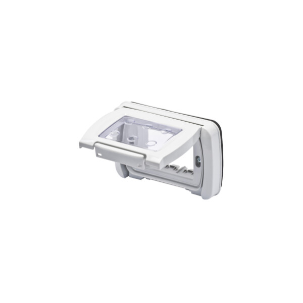 Plaque etanche 3 p.gris 7035 top system - Gewiss - GW22453